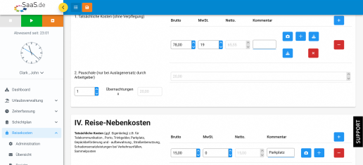 Proof of travel expenses Proof of travel expenses